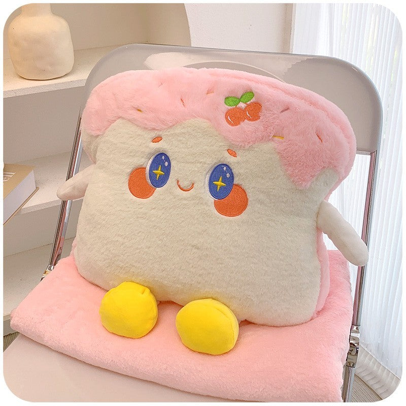 Throw Pillow Quilt Small Blanket Two In One